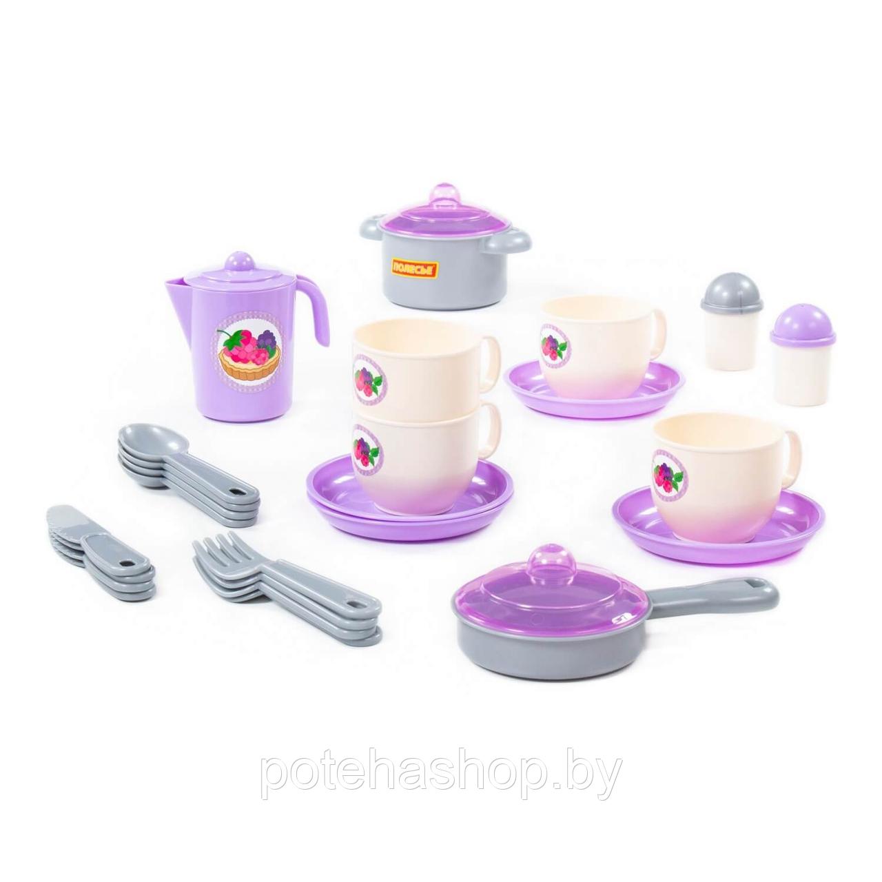 Набор детской посуды "Хозяюшка" на 4 персоны (V2) (28 элементов) (в сеточке) - фото 2 - id-p129703094