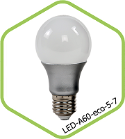 Светодиодная лампа LED -А60 7 Вт E27 3000к/4000к
