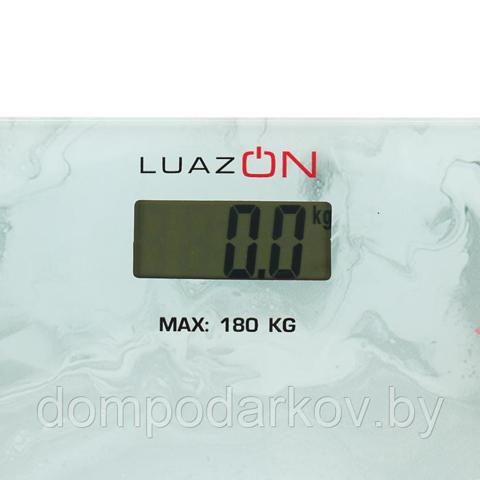 Весы напольные LuazON LVE-021, электронные, до 180 кг, серые - фото 7 - id-p129704452