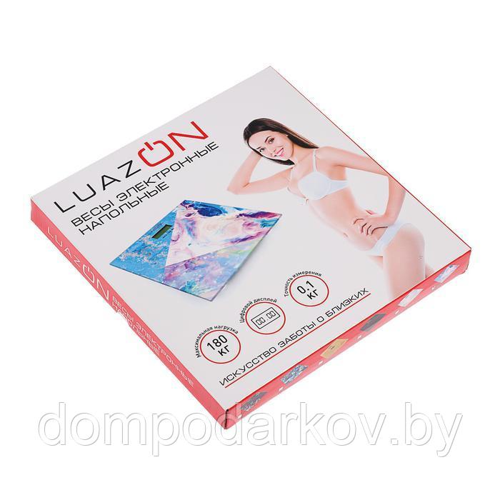 Весы напольные LuazON LVE-021, электронные, до 180 кг, серые - фото 8 - id-p129704452
