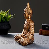 Фигура "Будда малый" бронза 24х16х10см, фото 2