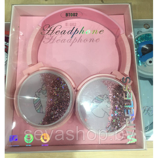 Беспроводные детские наушники Единорог BT002