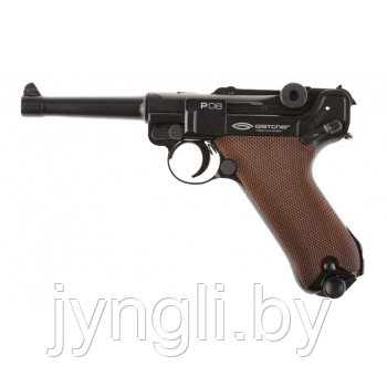 Пневматический пистолет Gletcher Luger P08 Parabelum