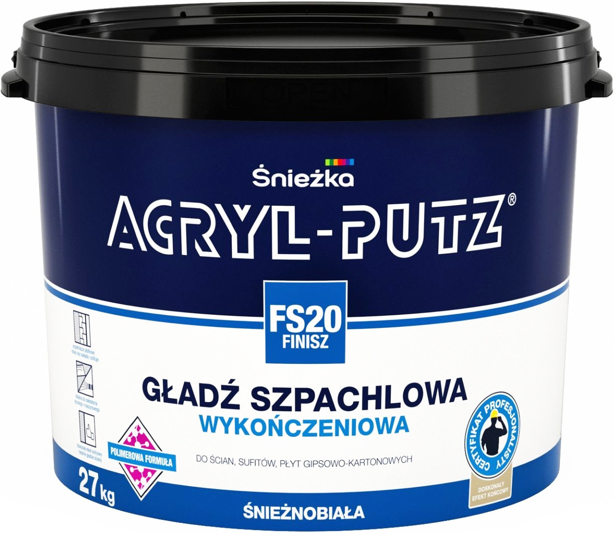 Финишная шпатлевка Sniezka Acryl-Putz FS20  (Польша), 27кг