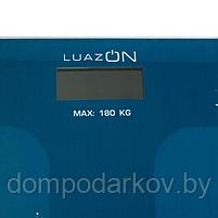 Весы напольные LuazON LVE-005, электронные, 2*ААА (не в компл.), до 180 кг, "узор", фото 2