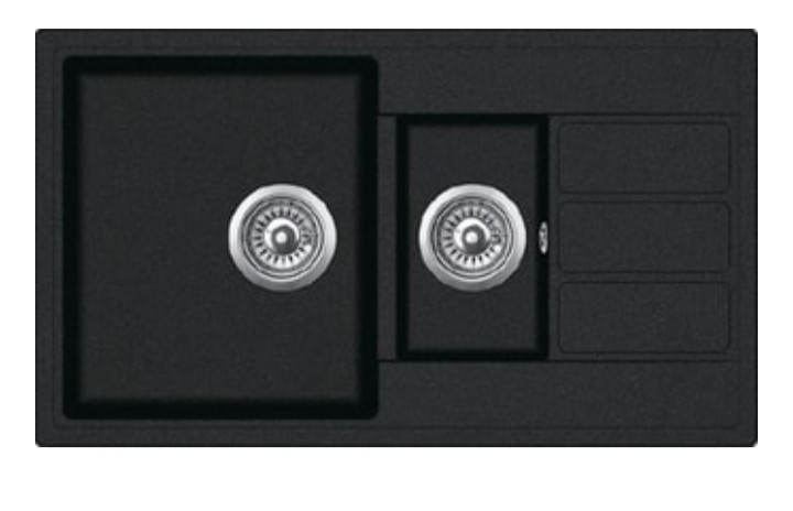 Кухонная мойка Zorg Eco-4 черный - фото 1 - id-p129717303