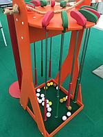 Подставка для мячей и клюшек мини-гольф., фото 1