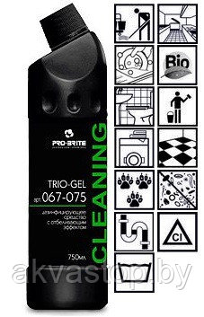 Дезинфицирующие средство с отбеливающим эффектом Trio-Gel