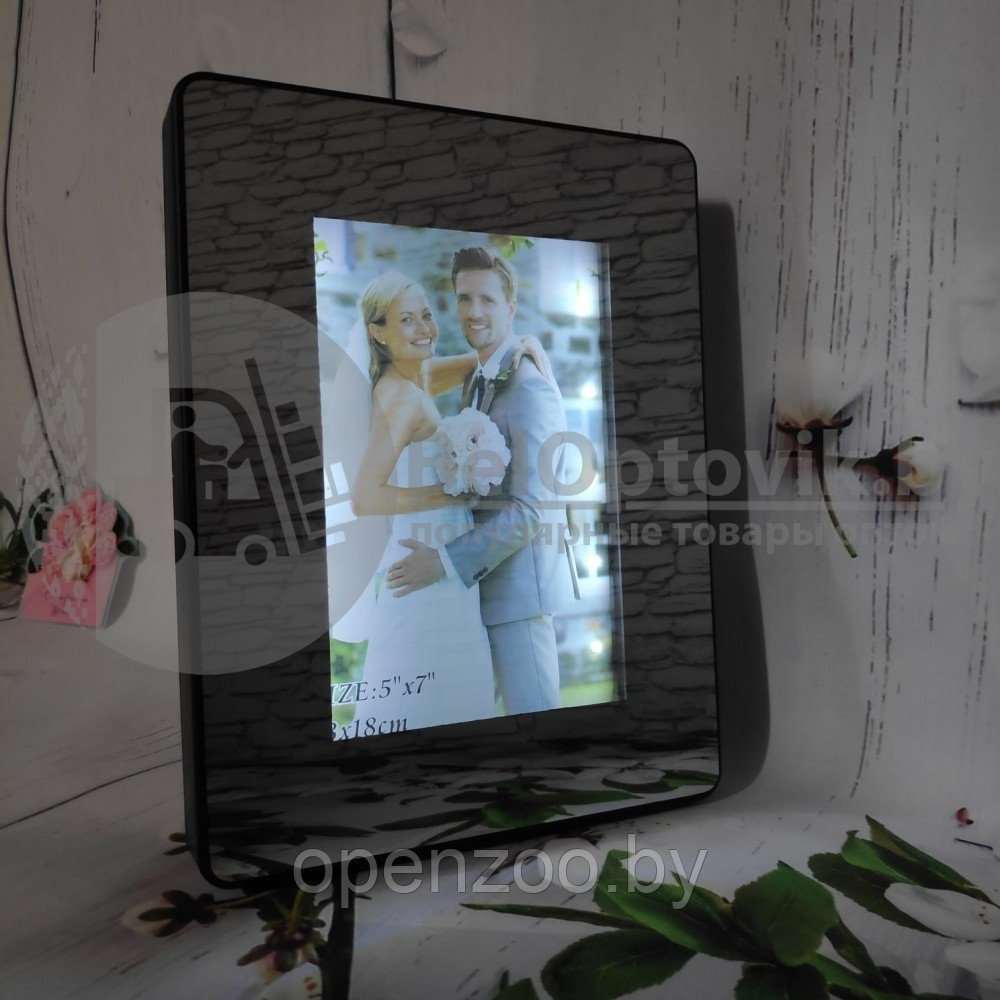 Распродажа Зеркало - фоторамка с подсветкой Magic Photo Mirror 2 в 1 (питание от USB или батареек) - фото 8 - id-p110452791