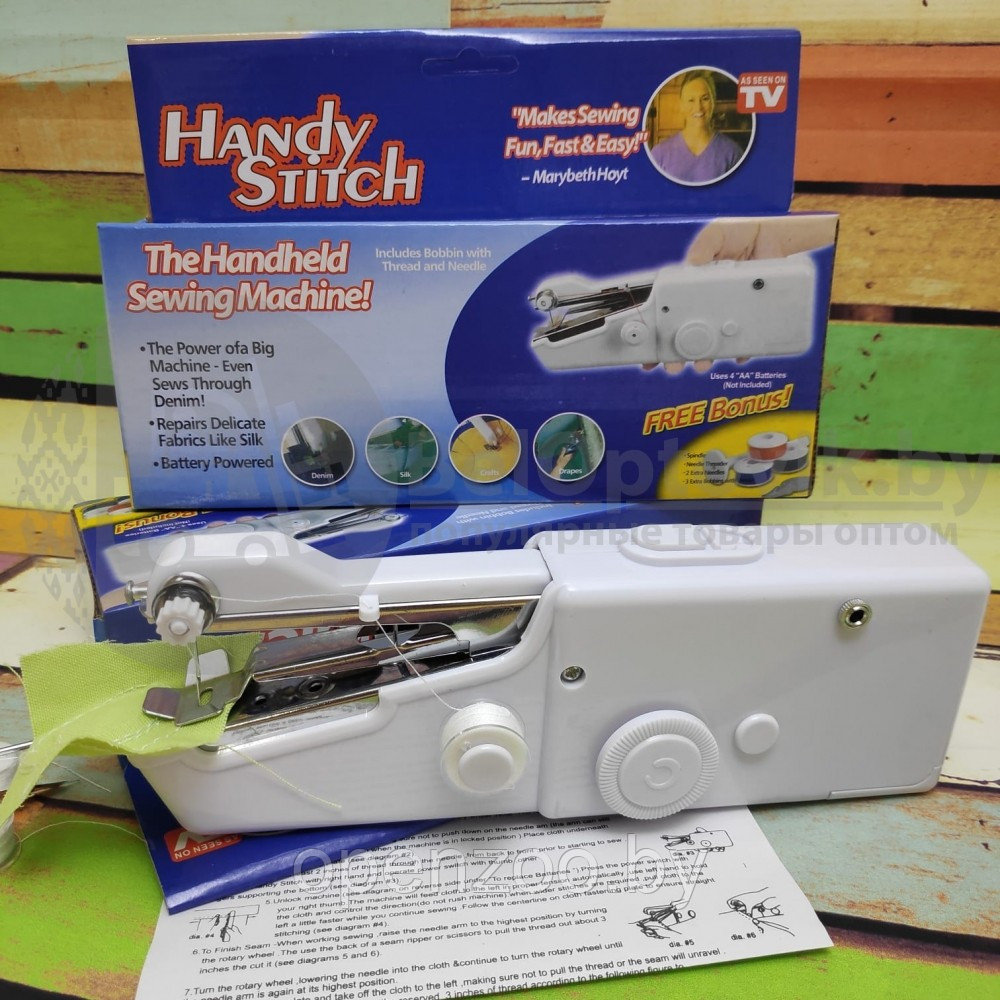 Портативная швейная машинка Хэнди Стич (Handy Stitch) - фото 3 - id-p89198932