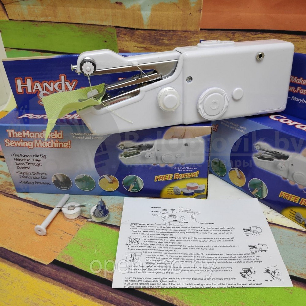 Портативная швейная машинка Хэнди Стич (Handy Stitch) - фото 5 - id-p89198932