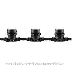 Гирлянда 230V : 230V 100 E27 черный, шаг 50cm, IP 65, 50м +1,5м шнур, CL50-50