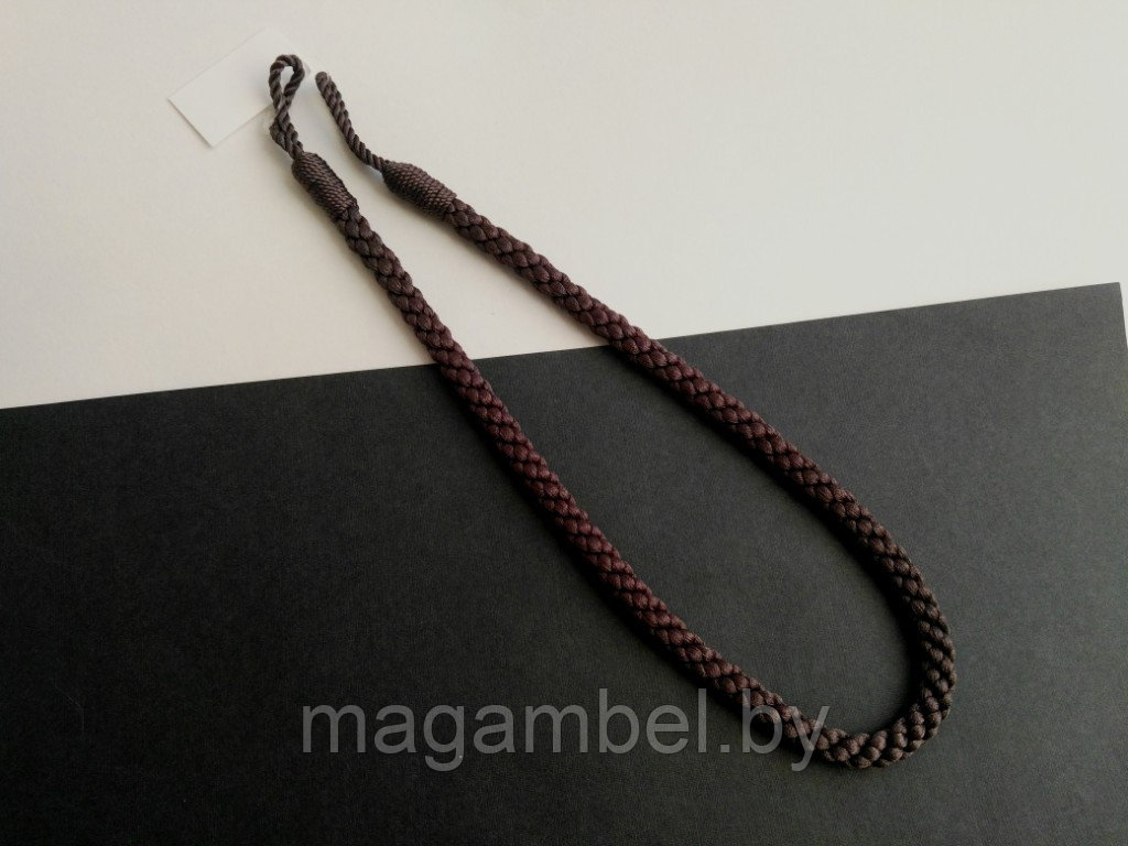 Подхват тонкий для штор и гардин сливовый  М66