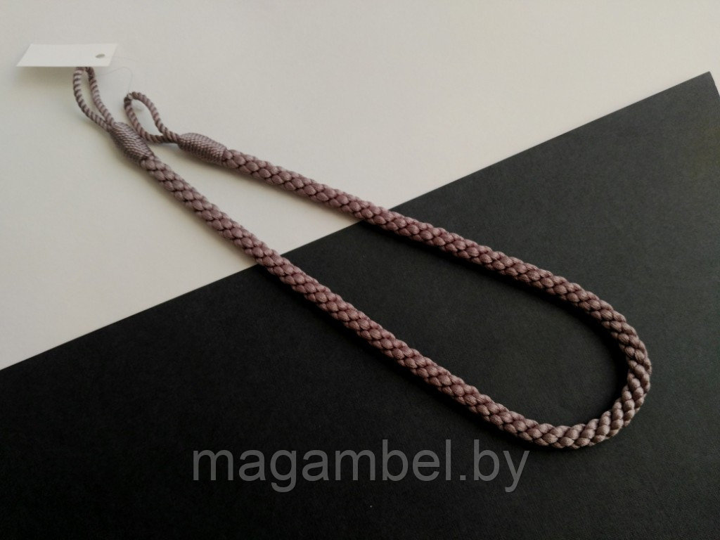 Подхват тонкий для штор и гардин лавандовый М33