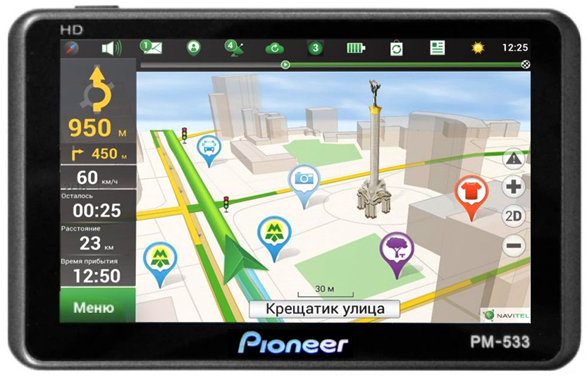 GPS-навигатор Pioneer PM-533HD