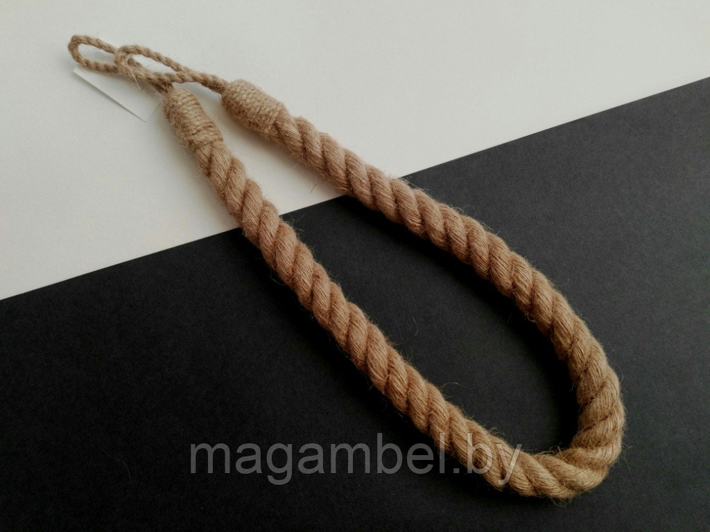 Подхват льняной для штор и гардин  2.2см.