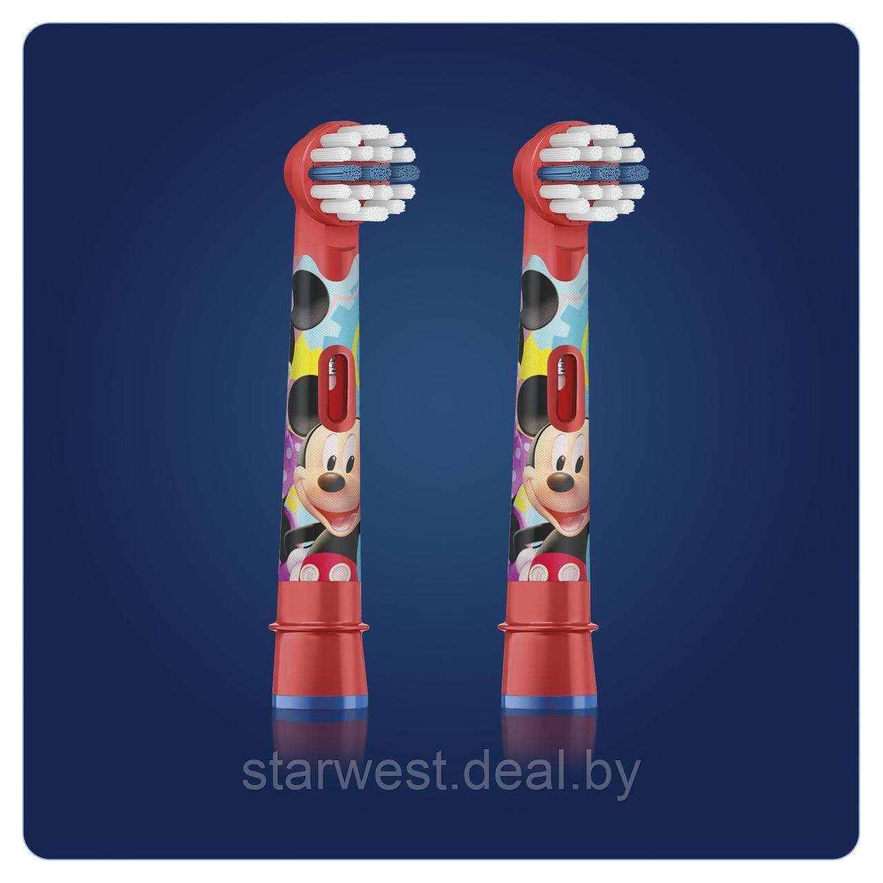 Oral-B Braun Stages Kids Микки Маус / Mickey Mouse 1 шт. Насадка детская для электрических зубных щеток EB10 - фото 1 - id-p129816815