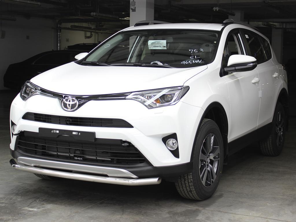 Дуга нижнего бампера одинарная Toyota Rav4 2013 - 2016 - фото 1 - id-p129845434