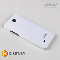 Пластиковый бампер Jekod и защитная пленка для HTC Desire 300, белый