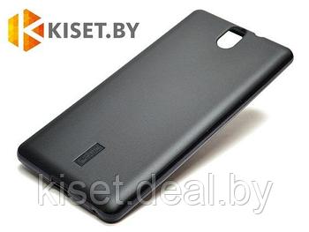 Силиконовый чехол Cherry с защитной пленкой для Sony Xperia C5 Ultra, черный