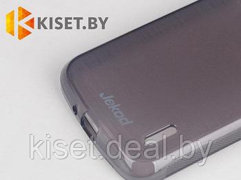 Силиконовый чехол Jekod с защитной пленкой для Sony Xperia E2, черный