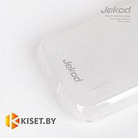 Силиконовый чехол Jekod с защитной пленкой для Sony Xperia E2, белый