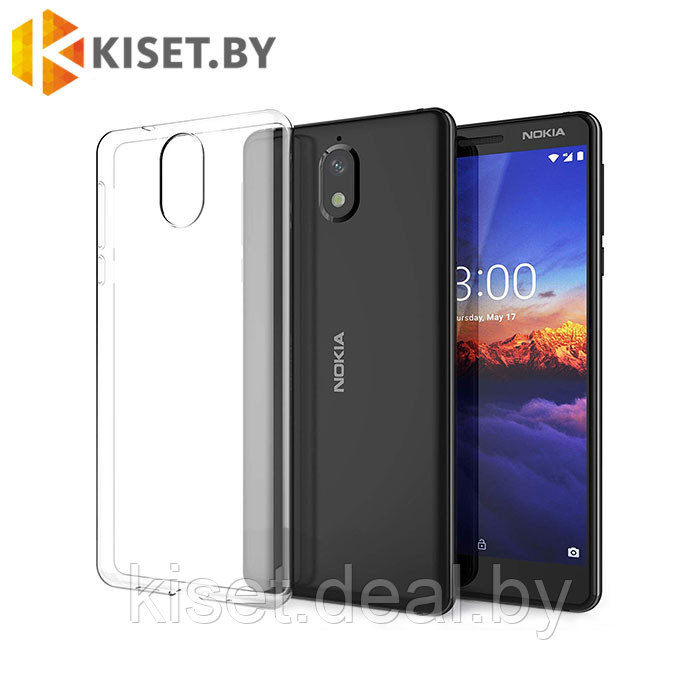 Силиконовый чехол KST UT для Nokia 3.1 (2018) прозрачный - фото 1 - id-p129855481