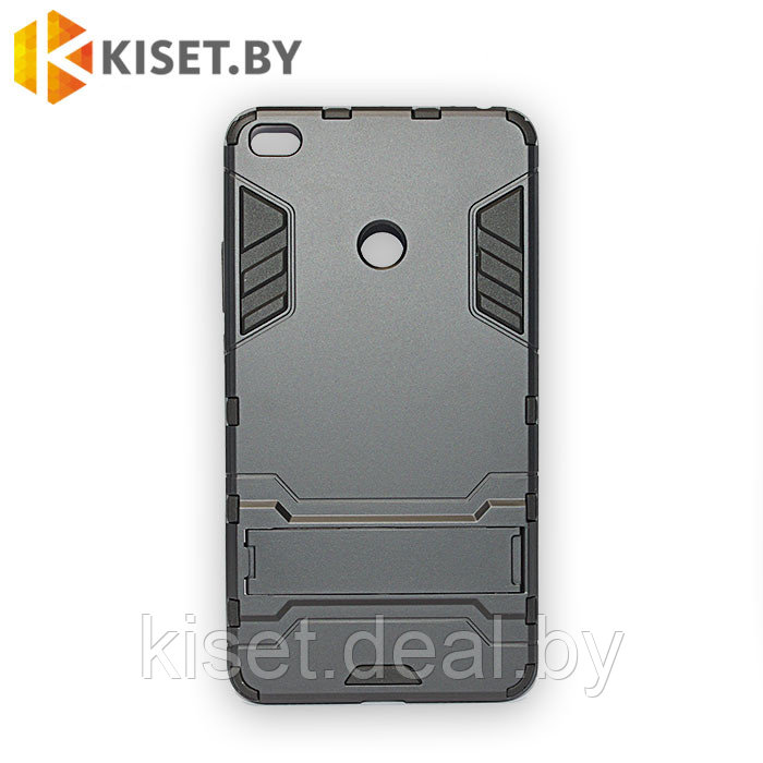 Гибридный противоударный чехол Hard Cover для Xiaomi Redmi Note 5A Prime, черный - фото 1 - id-p129854573