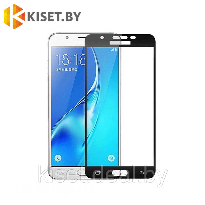 Защитное стекло KST FS для Samsung Galaxy J3 (2018) черное - фото 1 - id-p129855501