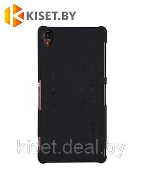 Пластиковый бампер Nillkin и защитная пленка для Sony Xperia Z3, черный