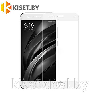 Защитное стекло KST 5D для Xiaomi Mi6 белое