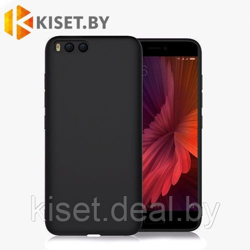 Силиконовый чехол KST MC для Xiaomi Mi6 Plus черный матовый - фото 1 - id-p129853925