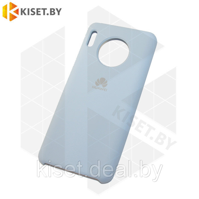 Soft-touch бампер KST Silicone Cover для Huawei Mate 30 голубой - фото 1 - id-p129857523