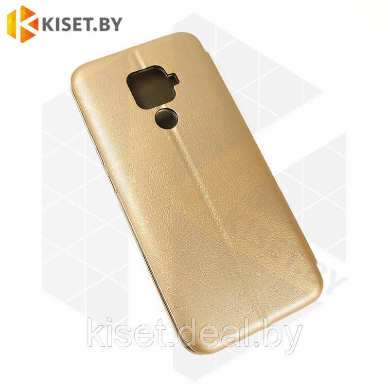Чехол-книжка KST Book Case 3D с визитницей для Huawei Mate 30 Lite золотой - фото 1 - id-p129857566