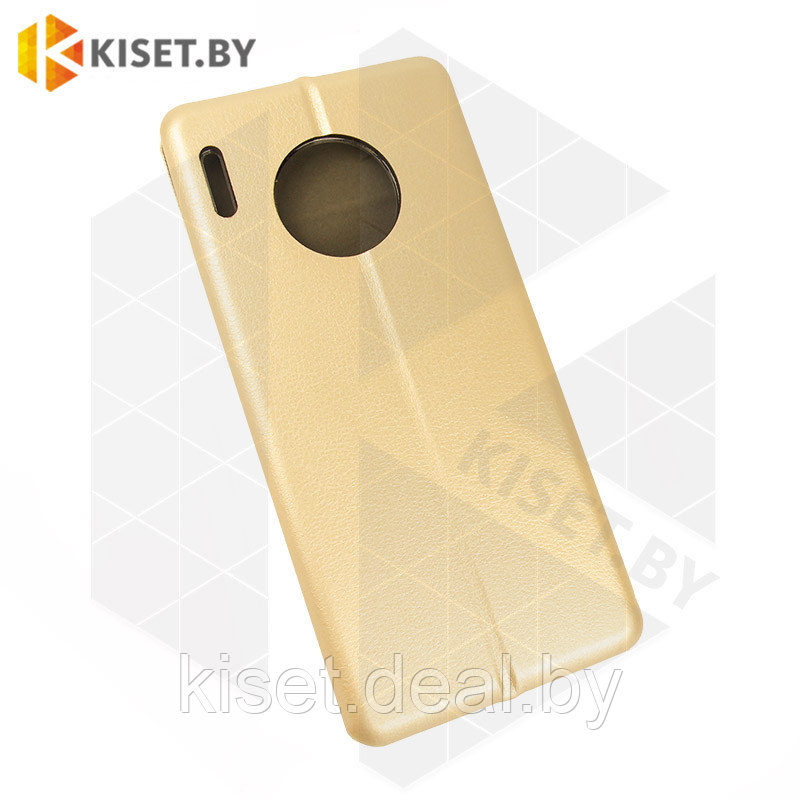 Чехол-книжка KST Book Case 3D с визитницей для Huawei Mate 30 Pro золотой - фото 1 - id-p129857575
