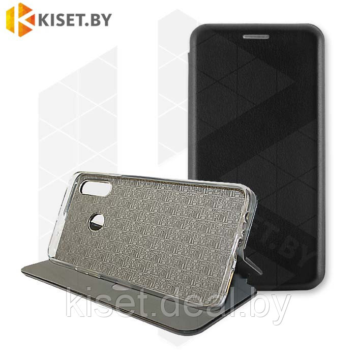 Чехол-книжка KST Book Case 3D с визитницей для Samsung Galaxy A20S / A207 черный - фото 1 - id-p129857599