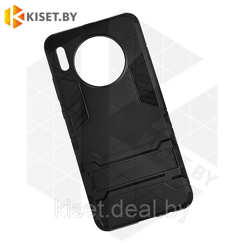 Гибридный противоударный чехол Hard Cover для Huawei Mate 30 черный - фото 1 - id-p129857649