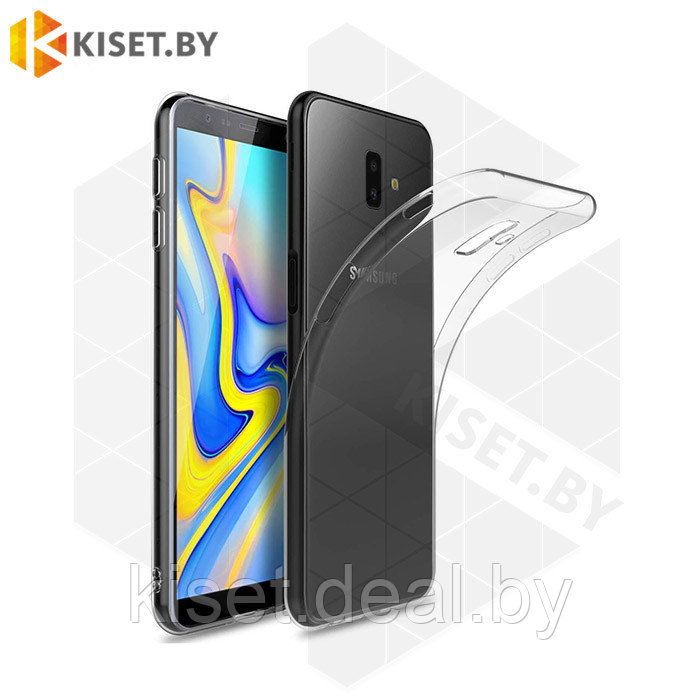 Силиконовый чехол KST UT для Samsung Galaxy J4 Plus (2018) прозрачный - фото 1 - id-p129856018