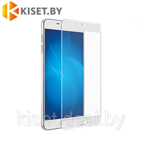 Защитное стекло KST 5D для Samsung Galaxy J3 (2017) J330, белое - фото 1 - id-p129854170