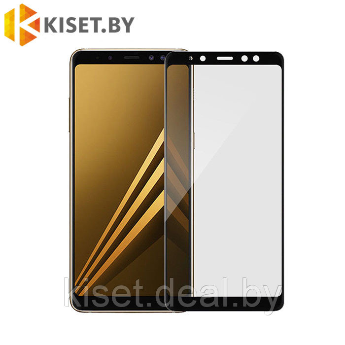 Защитное стекло KST FG для Samsung Galaxy A6 Plus (2018) черное - фото 1 - id-p129855234