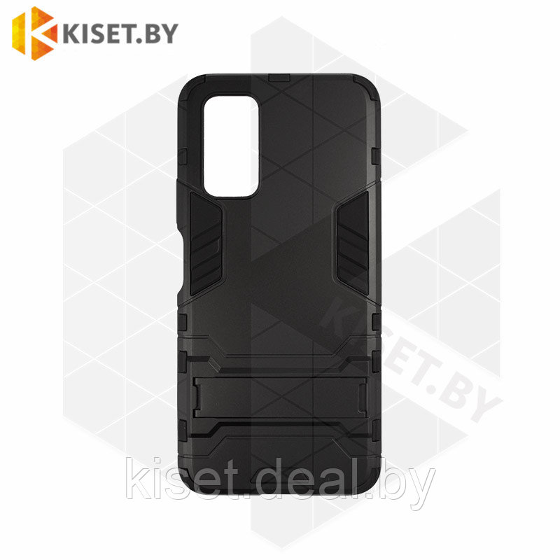 Гибридный противоударный чехол Hard Cover для Huawei Honor V30 / V30 Pro черный - фото 1 - id-p129857896