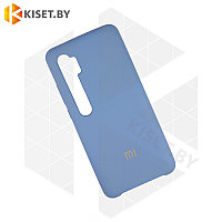 Soft-touch бампер Silicone Cover для Xiaomi Mi Note 10 / Mi CC9 Pro синий