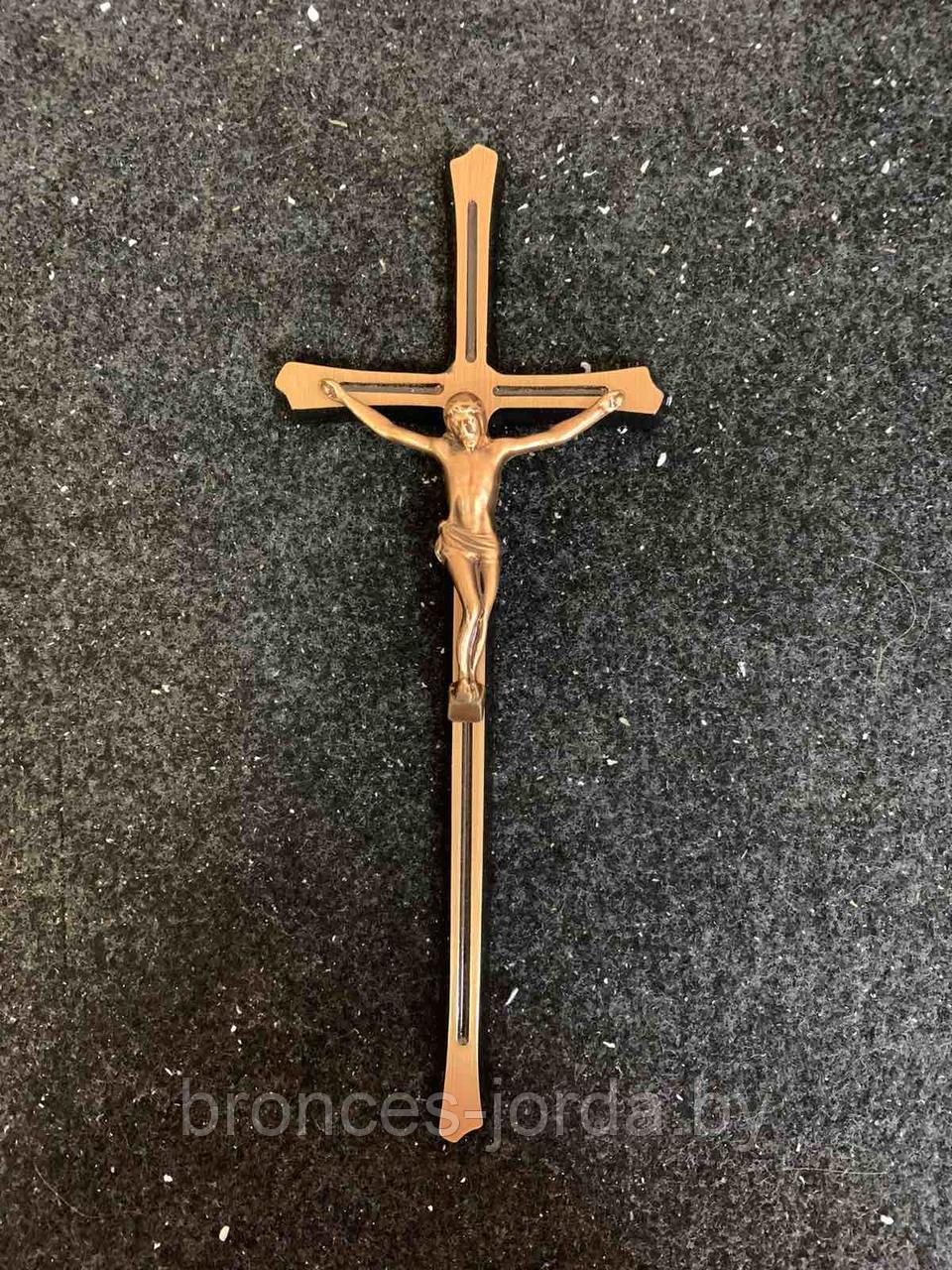 Крест 20 см бронзовый с распятием Filomat - фото 1 - id-p129876220