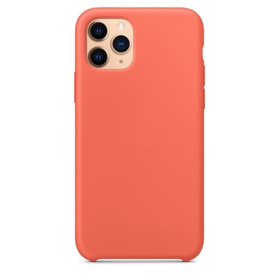 Силиконовый чехол оранжевый для Apple iPhone 11 Pro Max - фото 3 - id-p129881736