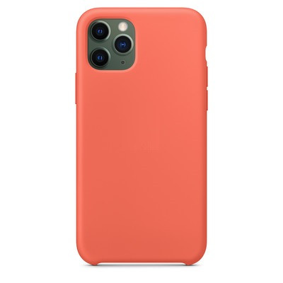Силиконовый чехол оранжевый для Apple iPhone 11 Pro Max - фото 4 - id-p129881736