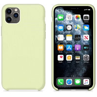 Силиконовый чехол светло-зеленый для Apple iPhone 11 Pro
