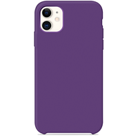 Силиконовый чехол фиолетовый для Apple iPhone 11