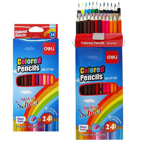 Карандаши цветные DELI Colored Pencils 24 цвета (Цена с НДС)