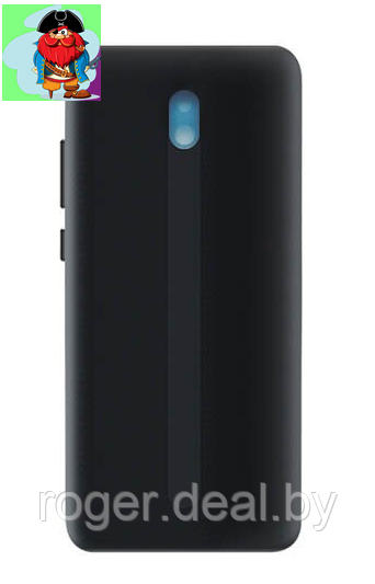 Задняя крышка (корпус) для Xiaomi Redmi 8A, цвет: черный - фото 1 - id-p122673413