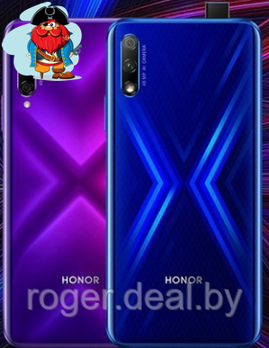 Задняя крышка для Huawei Honor 9X (STK-LX1), цвет: синий - фото 1 - id-p129889594